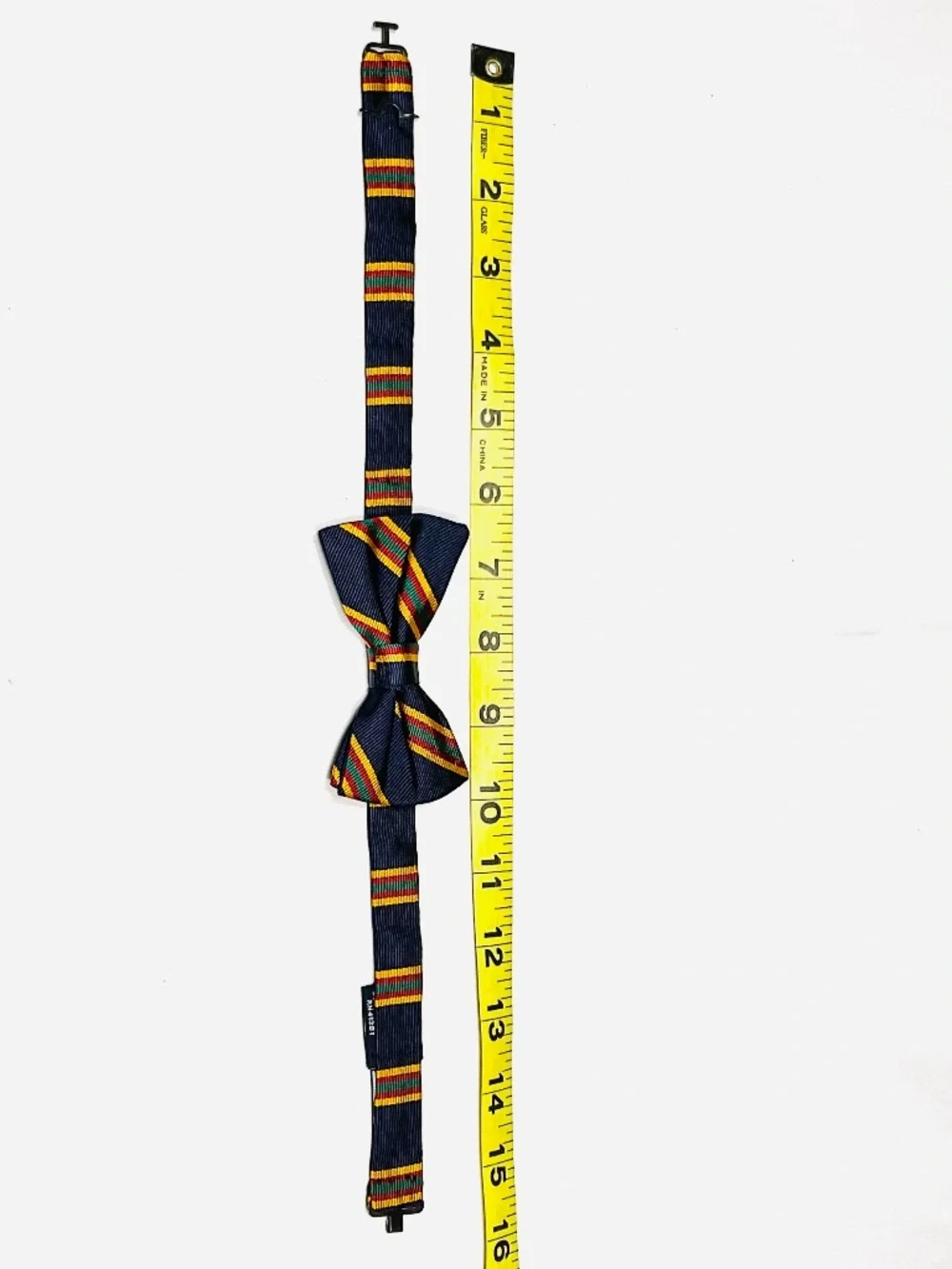 Polo by Ralph Lauren Kids Navy Maroon Gold & Green Bow Tie